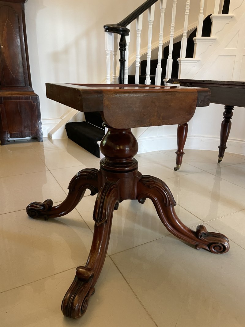 Rare Irish 12/14 Seater Metamorphic Antique Victorian Superb Quality Figured Mahogany Dining Table - Image 21